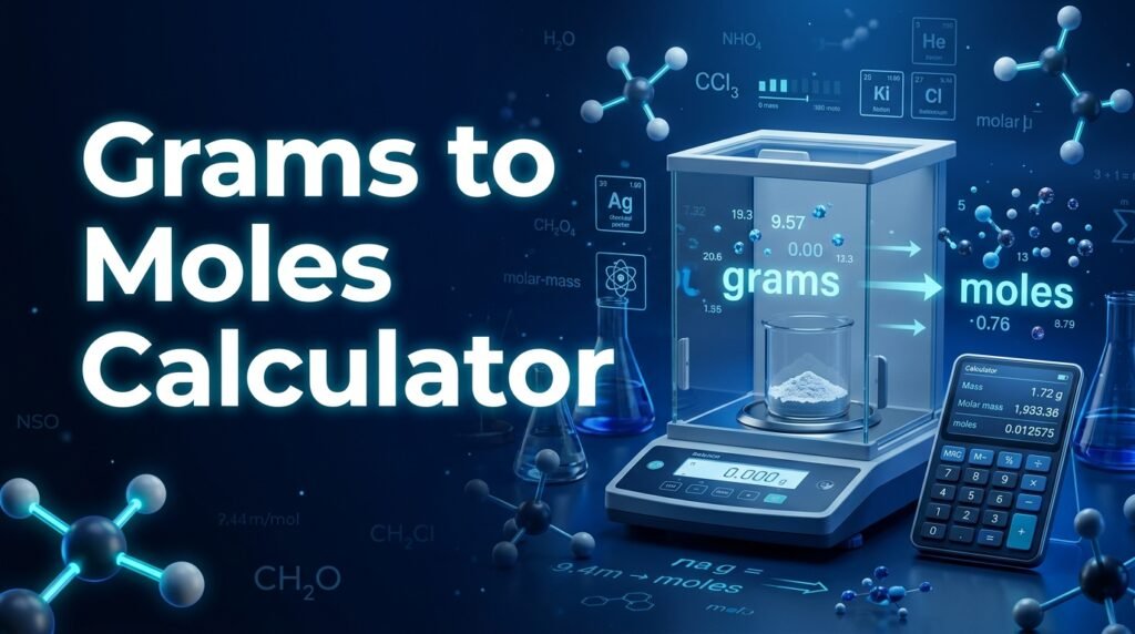 Grams to Moles Calculator