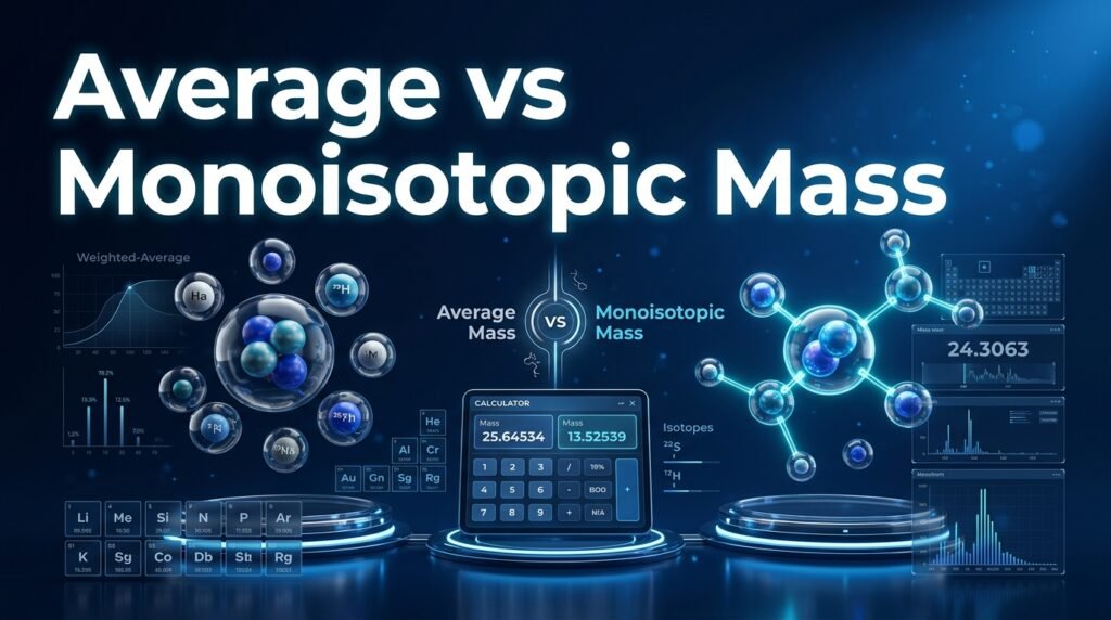 Average vs Monoisotopic Mass