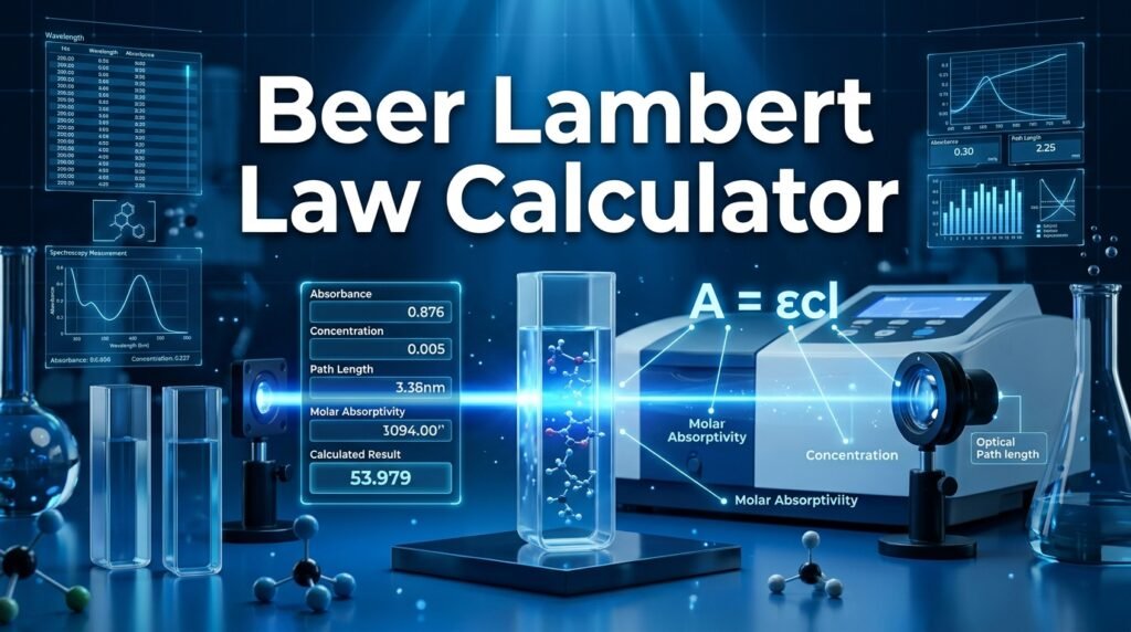 Beer Lambert Law Calculator