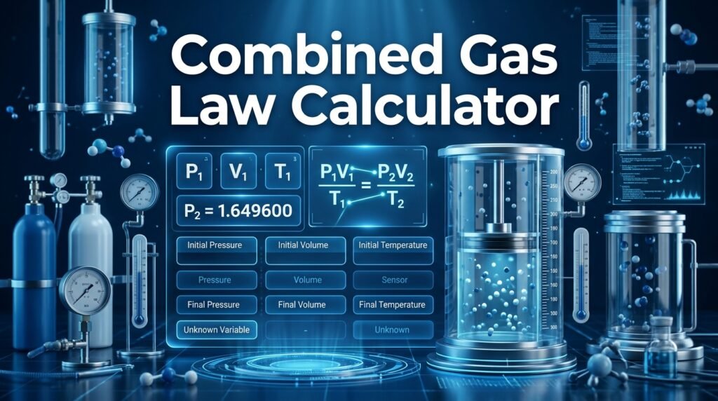 Combined Gas Law Calculator