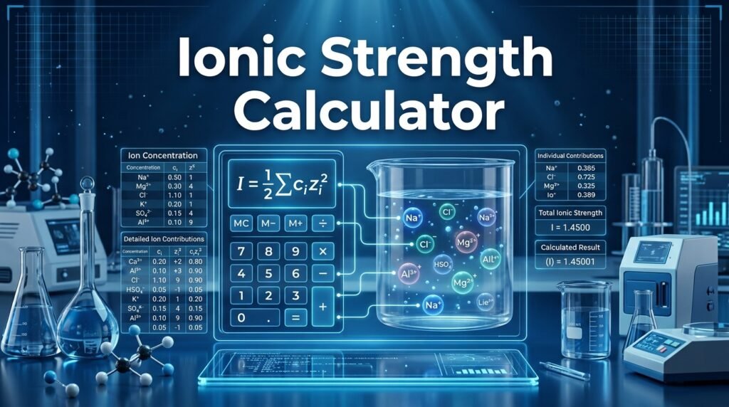 Ionic Strength Calculator