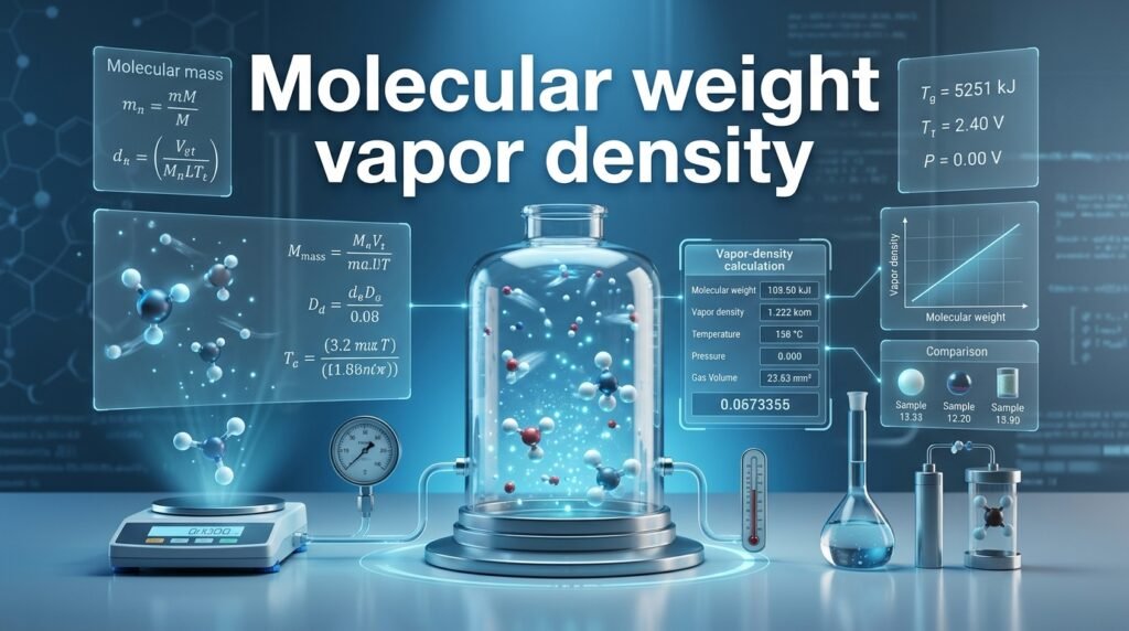 molecular weight vapor density