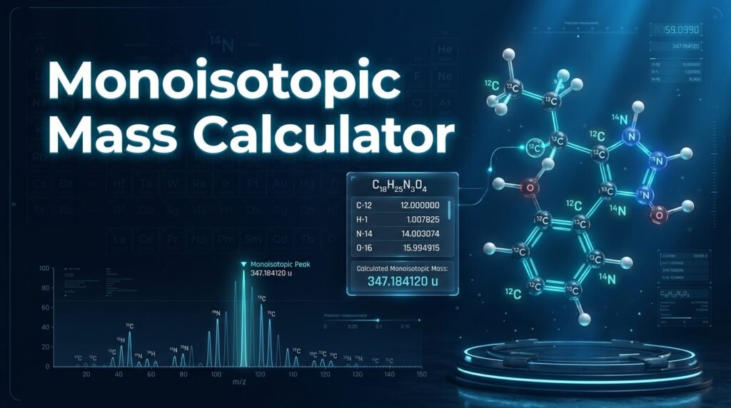 Monoisotopic Mass Calculator