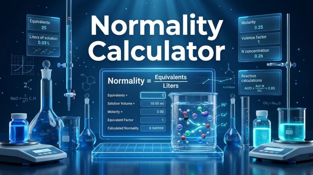 Normality Calculator