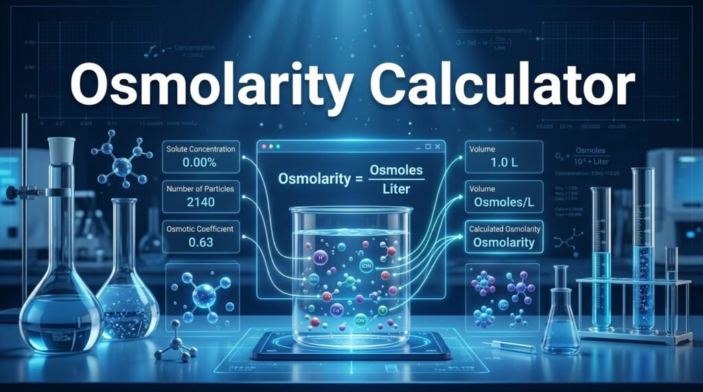 Osmolarity Calculator