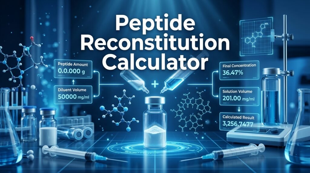 Peptide Reconstitution Calculator