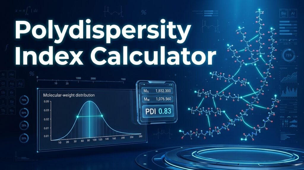 Polydispersity Index Calculator