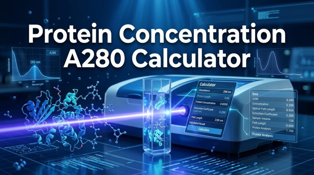 Protein Concentration A280 Calculator